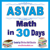ASVAB Math in 30 Days + 2 full-length ASVAB Math practice tests