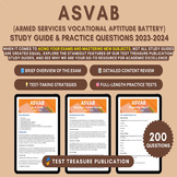ASVAB Study Guide 2023-2024: Comprehensive Exam Prep for M