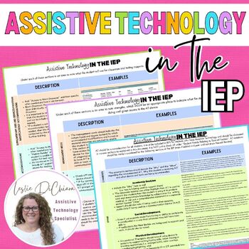 Preview of AT (Assistive Technology) in the IEP