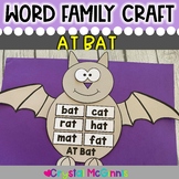 AT BAT CRAFT | Word Family Craft for the Word Family AT | 