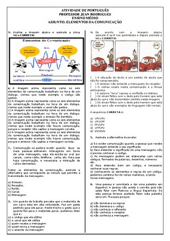 Exercicio de Portugues, PDF, Comunicação