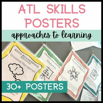 Preview of IB PYP Approaches to Learning Posters | ATL Skills for Primary Years Programme