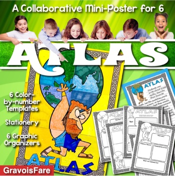Preview of ATLAS — Greek Mythology Mini-Poster Project and Graphic Organizers Activity
