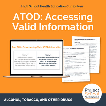 Preview of ATOD - Accessing Valid Information about Alcohol, Tobacco, Vaping, & Other Drugs