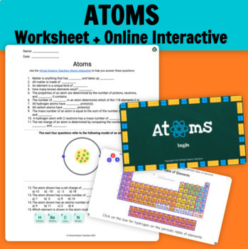 Preview of ATOMS Interactive Worksheet