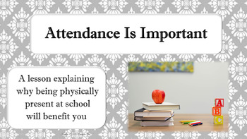 Preview of ATTENDANCE IS VITAL Success in School NO PREP Social-emotional SEL Lssn 5 videos