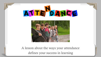 Preview of ATTENDANCE PUNCTUALITY Success in School Social-emotional SEL Lesson 6 videos