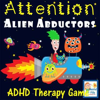 Preview of ADHD Game for Inattention and Disorganization: ATTENTION Alien Abductors