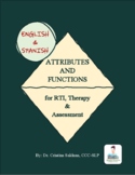 ATTRIBUTES AND FUNCTIONS FOR THERAPY AND ASSESSMENT- Bilin