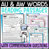 AU and AW Reading Passages with Comprehension Questions