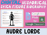 AUDRE LORDE - Digital Stick Figure Mini Bios for Women's H
