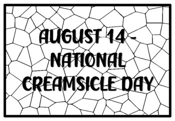 National Creamsicle Day, Blog