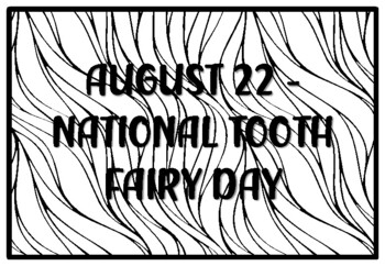 NATIONAL TOOTH FAIRY DAY - August 22 - National Day Calendar