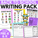 AUGUST and BACK TO SCHOOL Writing Center for Preschool and