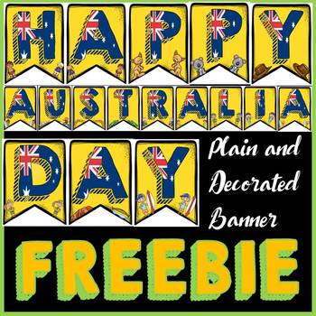 Preview of Australia Day Crafts Display Banners