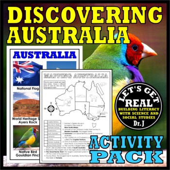 Preview of AUSTRALIA: Discovering Australia Activity Pack