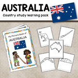 Australia Learning Pack:  Reading Materials, Activity Page