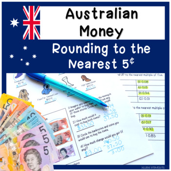 Preview of Worksheets on Australian Money Rounding