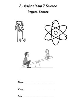 Preview of AUSTRALIAN YEAR 7 SCIENCE - PHYSICAL SCIENCE