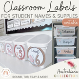 Australian Animals Student Name Tags & Classroom Labels | 