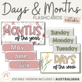 AUSTRALIANA Days and Months | Editable