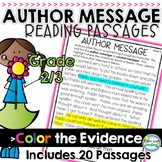 AUTHOR'S MESSAGE DIFFERENTIATED READING PASSAGES USING TEX