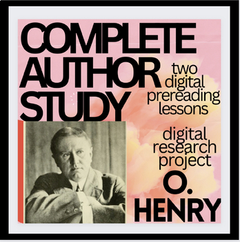 Preview of AUTHOR STUDY O. HENRY Ransom of Redchief, Heart/Hands, biography report template