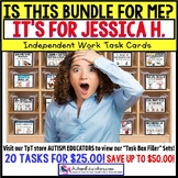 AUTISM EDUCATORS Custom BUNDLE “Task Box Filler” for JESSICA H.