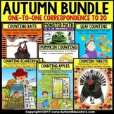 AUTUMN - Counting Up To 20 ONE TO ONE Correspondence Adapt