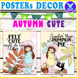 AUTUMN Cute Posters Holiday Fall Seasonal Classroom Decor No PREP