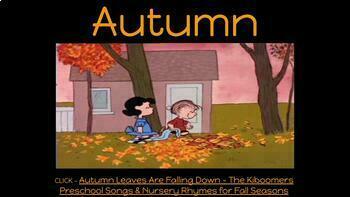 Preview of AUTUMN / FALL - Grouptime Slide Presentation