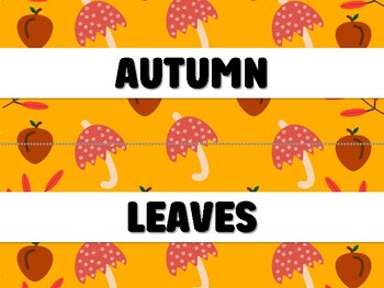 Preview of AUTUMN LEAVES INSPIRE US TO RELEASE AND GROW! Autumn Bulletin Board Decor Kit