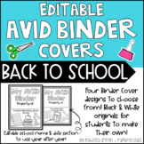 AVID Binder Covers: Back to School