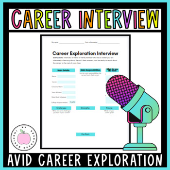 Preview of AVID Career Exploration Interview Questions