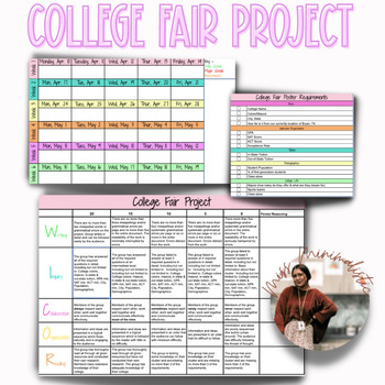 Preview of AVID College Fair Project