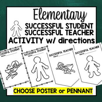 Preview of Elementary Successful Student & Successful Teacher Activity