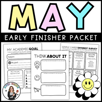 Preview of AVID End of Year | May Early Finisher Activity Packet-With WICOR Skills