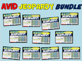 AVID JEOPARDY BUNDLE! All 11 resources; each with handouts