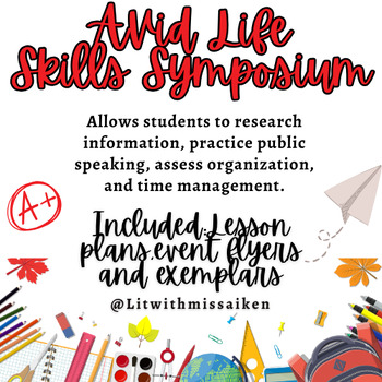 Preview of AVID Life Skills Symposium | Project + Portfolio