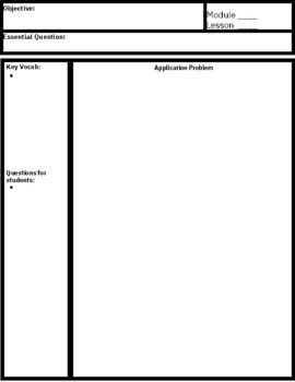 Preview of AVID Note Templates for Math - Cornell Notes