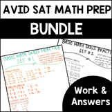 AVID SAT Math Prep BUNDLE