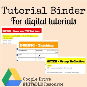 Preview of Tutorial DIGITAL Binder