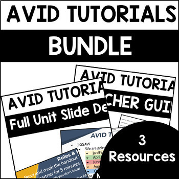 Preview of AVID Tutorials BUNDLE