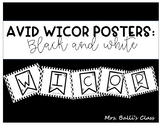 AVID WICOR Posters: Black & White Theme