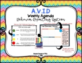 AVID Weekly Agenda Behavior Reporting System