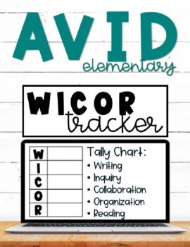 Preview of AVID elementary WICOR tracker