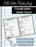 AVID in Primary Cornell Notes for Interactive Notebook - V