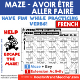AVOIR ETRE ALLER FAIRE French Verb Game -grammar/conjugati