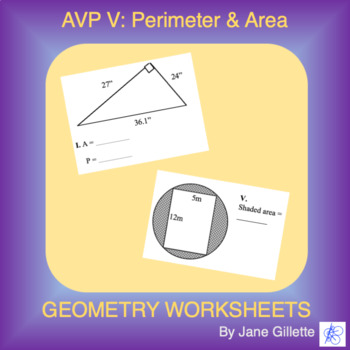 Preview of AVP V: Perimeter and Area