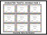 AWARDS PACK (CHARACTER TRAITS 2)